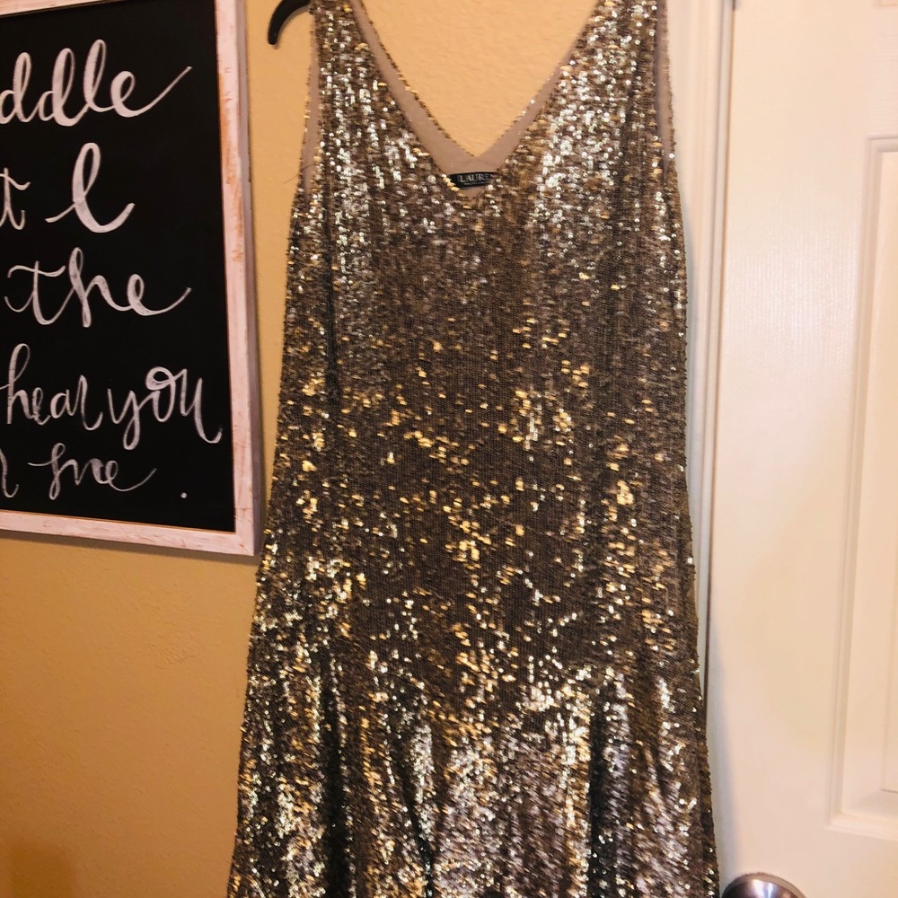 | Ralph Lauren champagne formal dress | NWT |